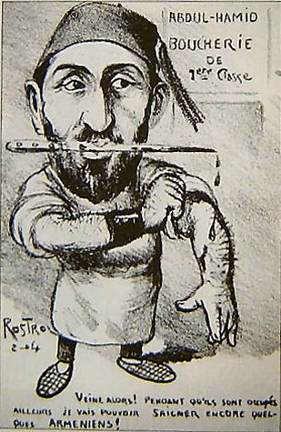 Abdul Hamid, caricature