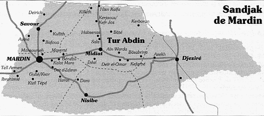 Carte de sandjak de Mardin