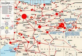 carte des déportations et massacres