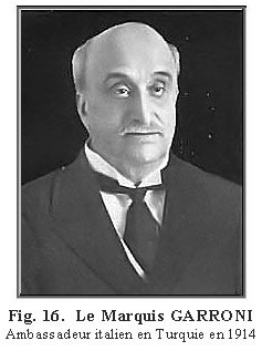 Le Marquis GARRONI en Turquie 1914