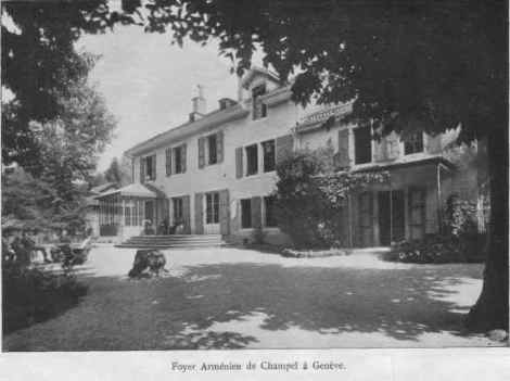 foyer arménien de Champel à genève