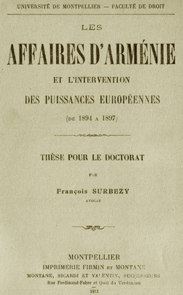 Les Affaires d'Arménie