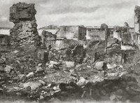 Ruines suite au massacres
