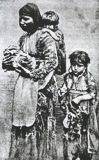 déportée arménienne et ses enfants