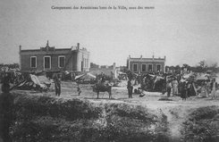 30 - Campement de rescapés arméniens à la périphérie d’Adana. 