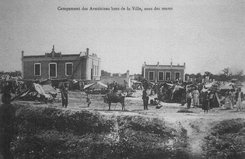 30 - Campement de rescapés arméniens à la périphérie d’Adana. 